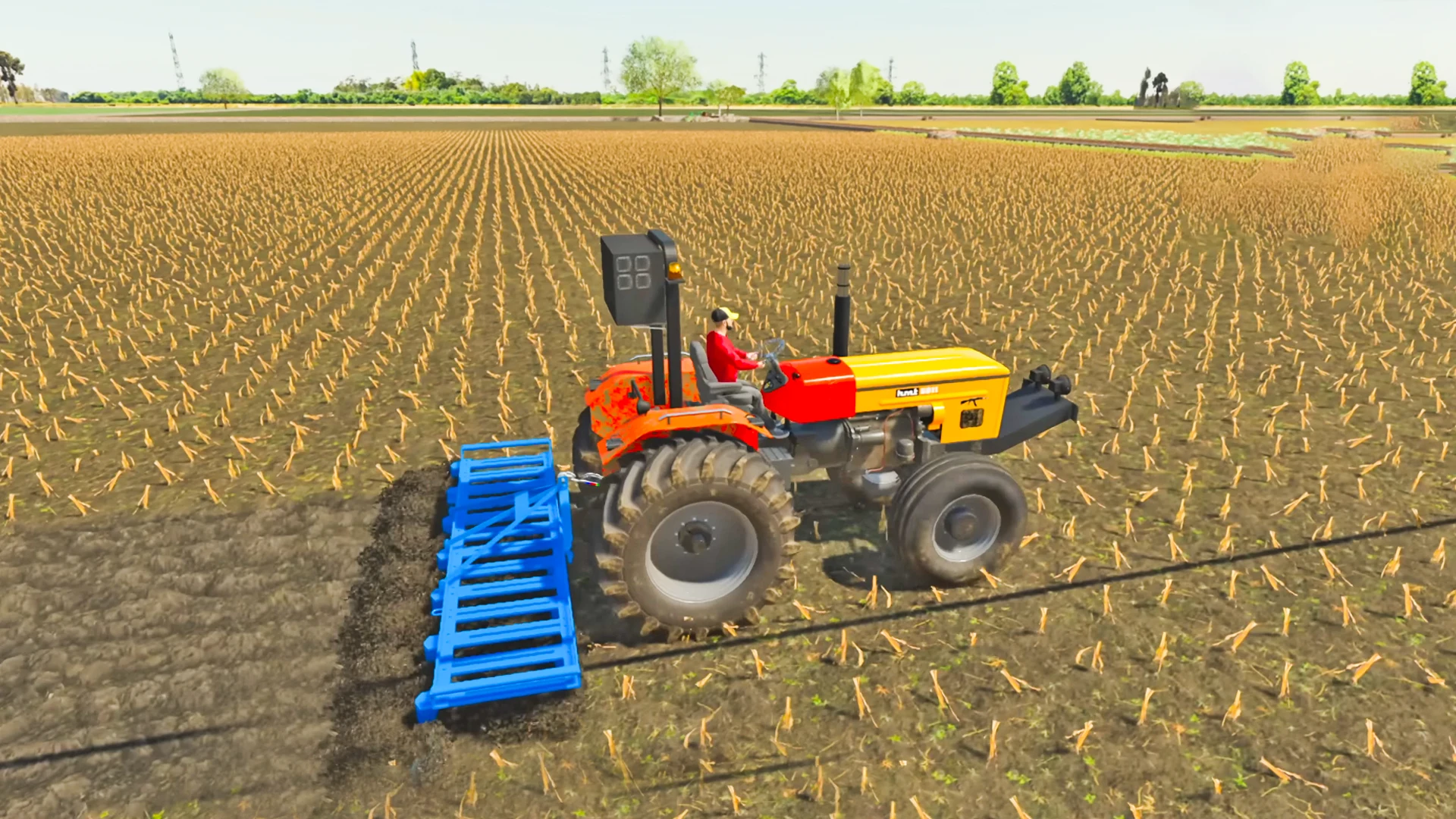 Indian Farming Tractor 3D Game screenshot